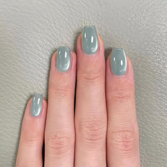 KQueenest Cat Eye Light Pink Press on Nails Medium Almond, 30 Pcs Glitter Nude Pink Fake Nails Press ons, Sparkly Acrylic Nails with UV Coating, Reusable Glue on Nails for Women Summer