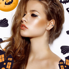 Skull Halloween Earrings for Women,Skull Skeleton Ear Cuffs Punk Non-piercing Cartilage Earring Clip on Earrings for Men Gothic Halloween Jewelry Costume Accessories