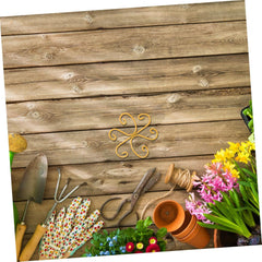 YARNOW Robust Plant Climbing Rack Decorative Flower Support Bracket Metal Stem Holder for Garden Flower Arrangement Vine Clips