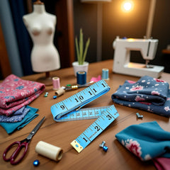 Blue Body Measuring Tape, Sewing Tape Measure Body Measuring Tape for Body Fabric Sewing Tailor Cloth Knitting Craft Weight Loss Measurements Retractable 60 Inch，Tape Measures and Rulers