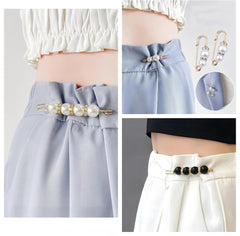 3Pcs Detachable Metal Pins Fastener Pants Pin - Retractable Button Sewing-Free Buckles for Jeans
