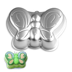 CLIPORE 10In Butterfly Cake Pan 3D Aluminum Cake Decorating Mould, Non-Stick Butterfly Cake Baking Pan Mold for Birthday Party Baking, Send Goods from Local Warehouse