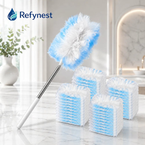 60 Disposable Duster Refills with 43-Inch Handle