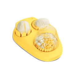 3-In-1 Heavy Duty Egg Slicer, Stainless Steel Dicer, Strawberry Slicer, Kitchen Chopping Tool With 3 Cutting Modes for Strawberry Grape Cherry Banana Butter Mushroom Tomato