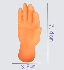 Teasing Cat Finger Set Toy Pet Finger Gloves Funny Hands Massage Tool Finger Silicone Glove