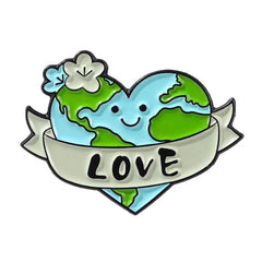 Custom Horror Earth Pin Cast Brooch Home Decoration Travel Prayer Graduation Easter Halloween Christmas National Day Advertising