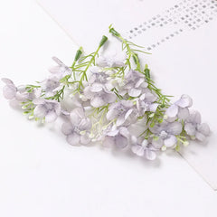 KEWEI 973 Wholesale Price Artificial Mini Hydrangea Silk Flower Wedding DIY Small Hydrangea Decoration