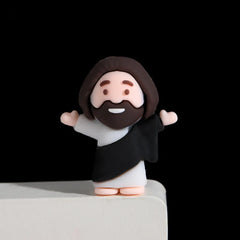 Jesus Catholic Religious Statue Set Plastic Crafts for Home Decoration for Christmas Easter Holiday