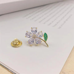 BOYI Minimally Designed cat Eye Stone Anti Glare Needle Buckle Pin for Both Men and Women Accessories