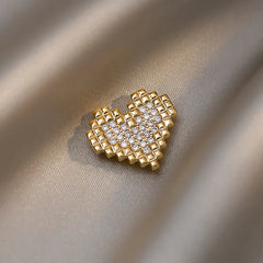 BOYI Minimally Designed cat Eye Stone Anti Glare Needle Buckle Pin for Both Men and Women Accessories