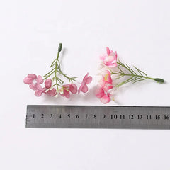 KEWEI 973 Wholesale Price Artificial Mini Hydrangea Silk Flower Wedding DIY Small Hydrangea Decoration