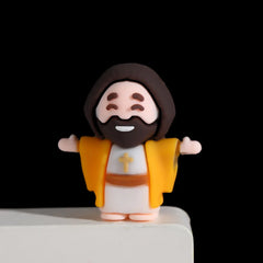 Jesus Catholic Religious Statue Set Plastic Crafts for Home Decoration for Christmas Easter Holiday