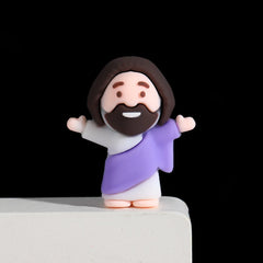 Jesus Catholic Religious Statue Set Plastic Crafts for Home Decoration for Christmas Easter Holiday