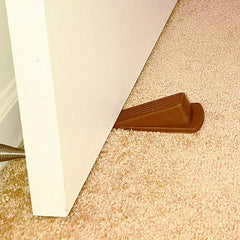 Premium Custom Rubber Door Stoppers Heavy Duty Anti-Slip Non-Scratching Wedge for Kitchen Bathroom Magnetic Bottom Doorstop Tile