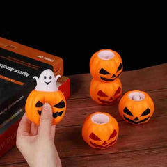 Best-Selling Halloween Ghost Pumpkin Cups Playful and Stress-Relieving Toy for Girls Aged 5-7 Creative Venting Plastic Toy