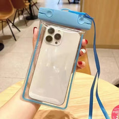 Universal 7.5 Inches Big Size Crossbody PVC Waterproof Pouch Bag for Mobile Phones