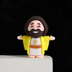 Jesus Catholic Religious Statue Set Plastic Crafts for Home Decoration for Christmas Easter Holiday