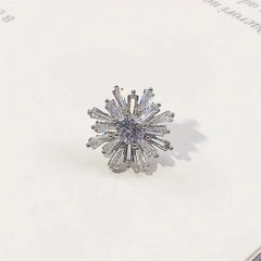 BOYI Minimally Designed cat Eye Stone Anti Glare Needle Buckle Pin for Both Men and Women Accessories