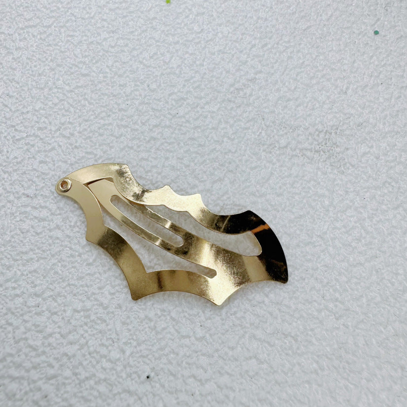 Seed Halloween Bat Hairpin Hairpin Headgear Hair Accessories Girl Bangs Clip Parent-Child Cute Cartoon Foreign Trade Europe and America