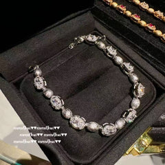 Spring Flower Oath" pink flower bracelet 2025 new autumn and winter daughter temperament niche versatile fashion bracelet