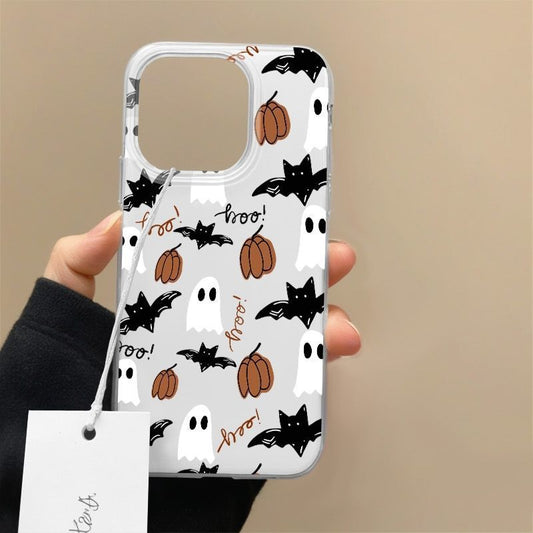 Pumpkin Bat for Apple 17PROMAX mobile phone case iPhone16PLUS funny 15 new 14 hard case 13