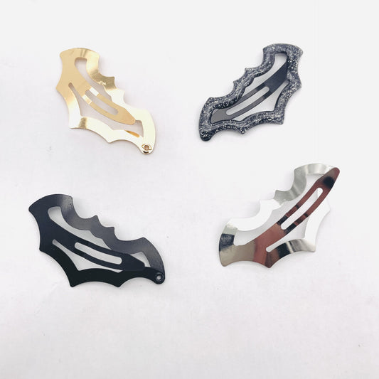 Seed Halloween Bat Hairpin Hairpin Headgear Hair Accessories Girl Bangs Clip Parent-Child Cute Cartoon Foreign Trade Europe and America