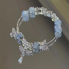 Floral Butterfly Bracelet, new Chinese fashion super fairy jewelry for girlfriends' birthday