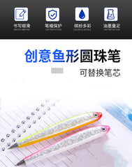 Japan and Korea creative fish pen stationery pen ocean pen craft pen gift pen cute new strange pen creative pen advertising pen