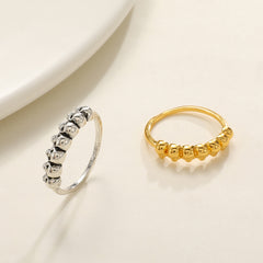 European and American personality retro seven skulls men's rings fashion design sense Halloween ring women exaggerated wholesale