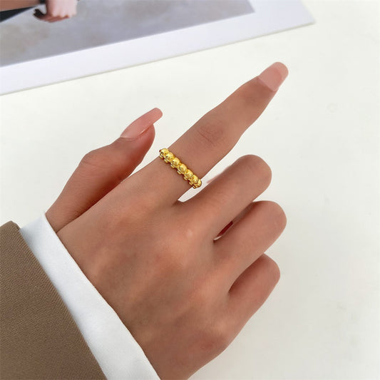 European and American personality retro seven skulls men's rings fashion design sense Halloween ring women exaggerated wholesale