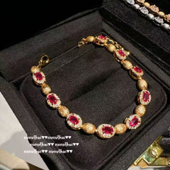 Spring Flower Oath" pink flower bracelet 2025 new autumn and winter daughter temperament niche versatile fashion bracelet