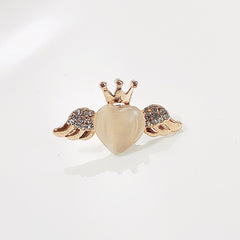 New simple anti-light opal brooch female four-leaf clover pin fixed clothes accessories manufacturer spot