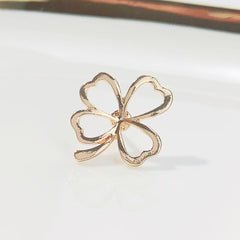 Anti-light brooch buckle, four-leaf clover invisible seam-free universal buckle, small pin, brooch women's fixed clothes artifact accessories