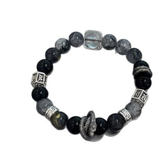 [Xuanmo Candle Dragon] Fuyuan Bracelet New Chinese Panlong Glazed Beaded Handmade Original Male and Female Couples Bracelet Tide