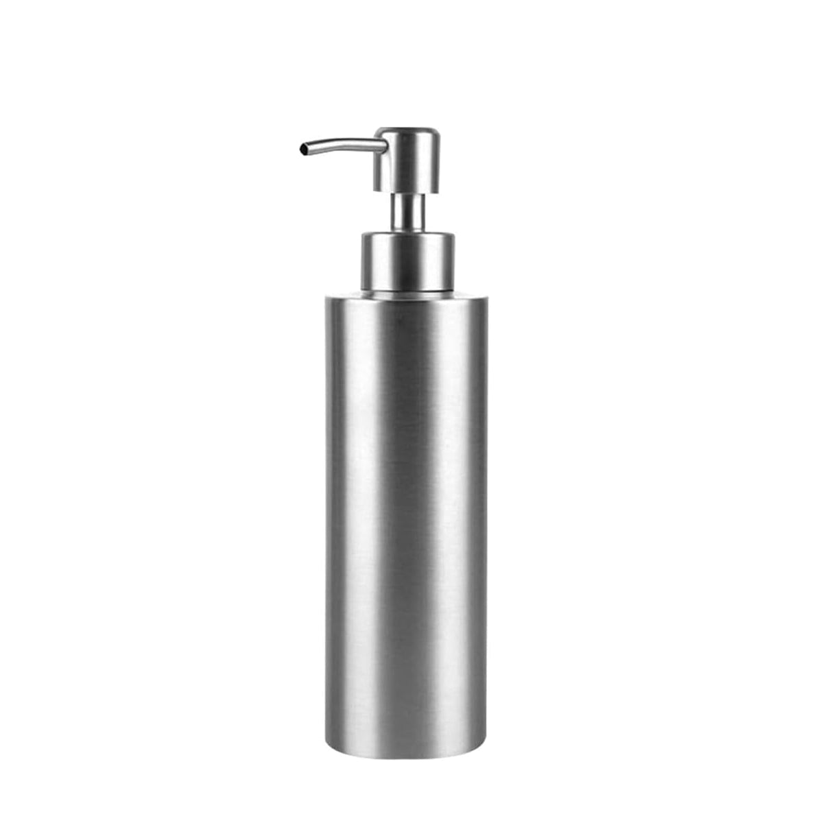 Soap dispenser, 12oz Stainless Steeel Refillable, Rustproof & Leakproof, Brushed Metal Lotion/Shampoo Bottle for Kitchen & Bathroom , Send Goods from Local Warehouse