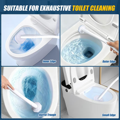 50PC Toilet Bowl Wand Refills, Replacement Heads for Bathroom Washroom Cleaning Pads, Disposable Toilet Brush Refills