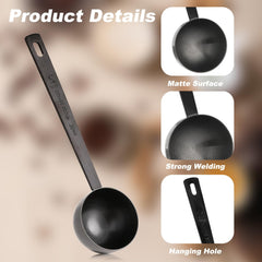 1 Pcs Coffee Scoop, 2 Tbsp Stainless Steel Measuring Spoon for Ground Coffee, Compact Design, Dishwasher Safe, Send Goods from Local Warehouse
