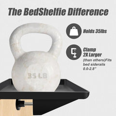 Bedside Table College Dorm Room Essentials Clip On Nightstand Floating Bed Side Table for Bunk Bed Top Bunk